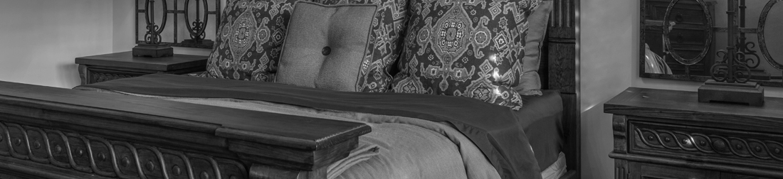 Architectural bedroom photography in Dallas Fort Worth by Impressia