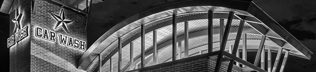 Car wash architecture photography in Dallas Fort Worth by Impressia