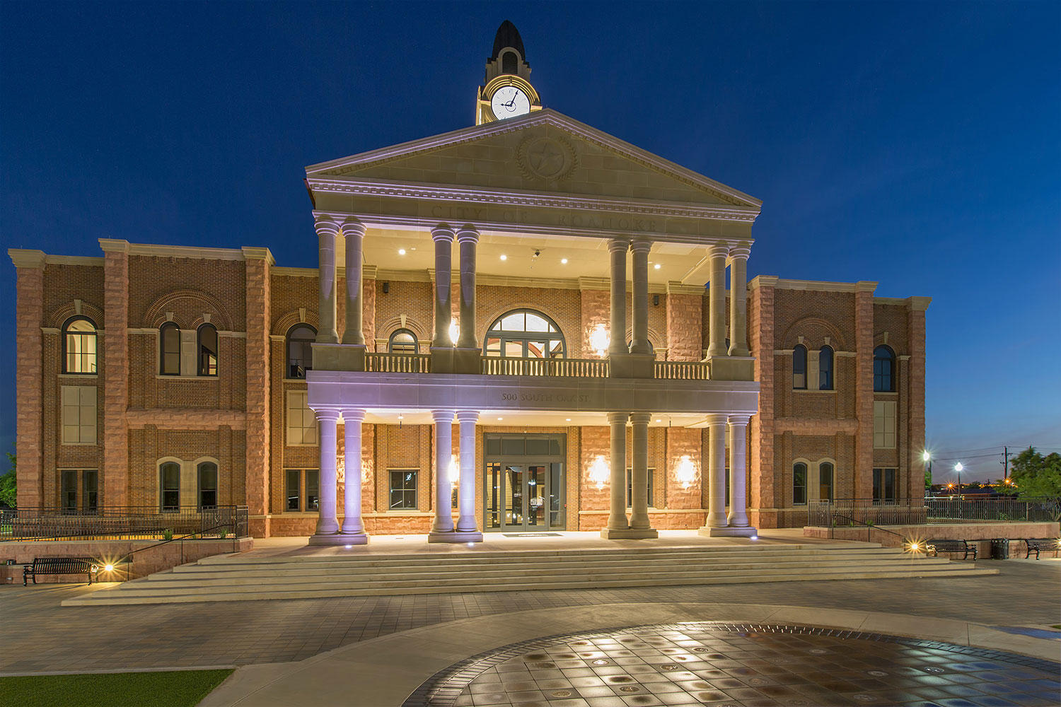 Before lighting correction architectural interior